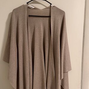 St. John Tan Poncho